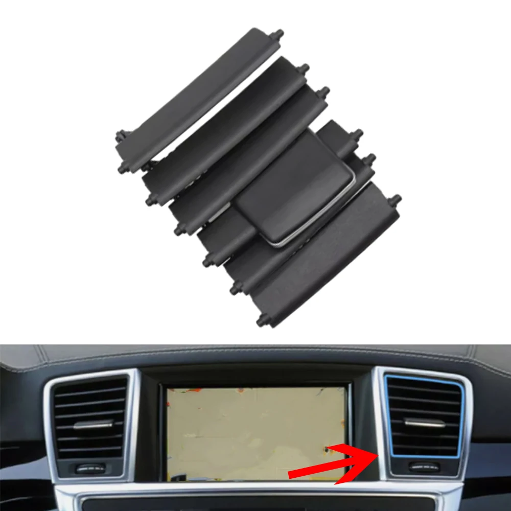 Car Front Middle AC Air Conditioner Vent Outlet Grille Slide Clip Repair Kit for Mercedes Benz M GL ML W166 2013 2014 2015