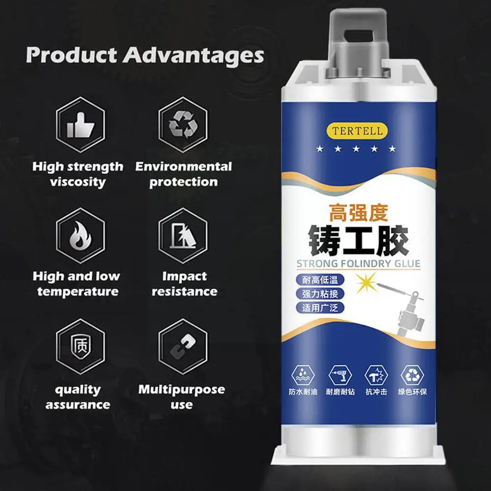 50/85g Strong Casting Adhesive Industrial Heat Resistance Defect Metal Repair Repair Agent Weld Cold Paste K8J3