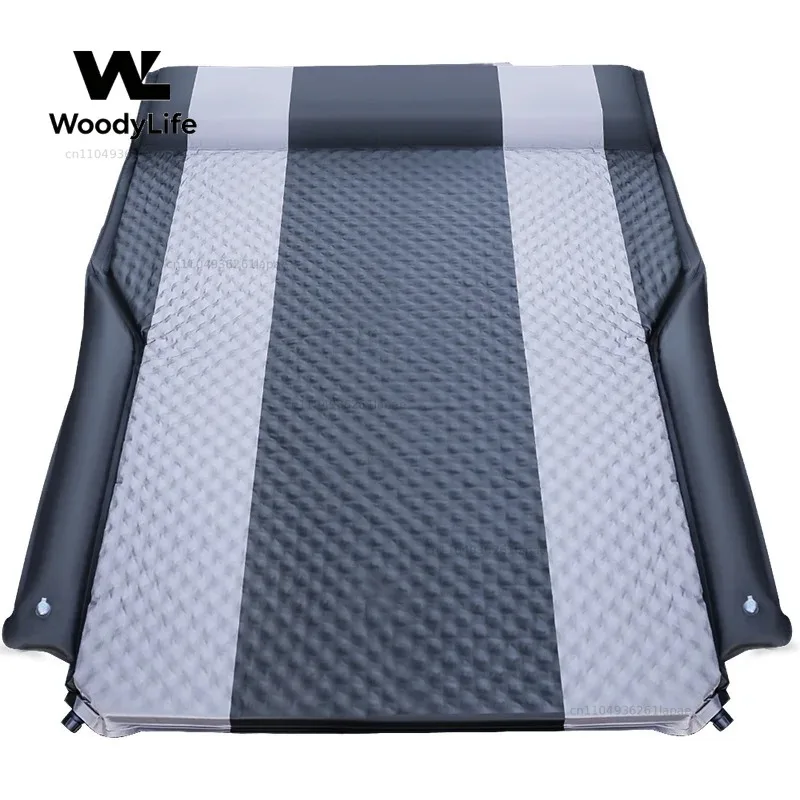 Travel Camping Backseat Sleeping Pad Matelas Automatic Self Inflating Car Air Mattress Inflatable SUV Trunk Bed Rear Cargo