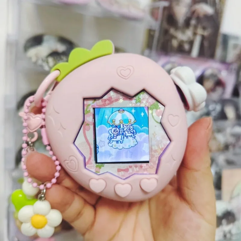 Para Tamagotchi Uni/Paradise carcasa protectora carcasa transparente fresa manzana accesorios con forma de silicona