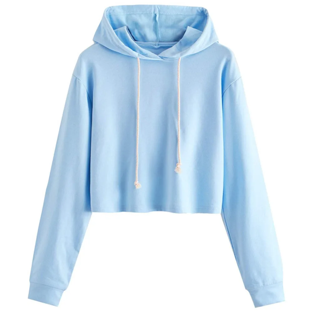 

Fall Autumn Womens Hooded Sweatshirt Hoodie 2023 New Loose Fit Pullover Solid Color Loose Casual Streetwear Tops