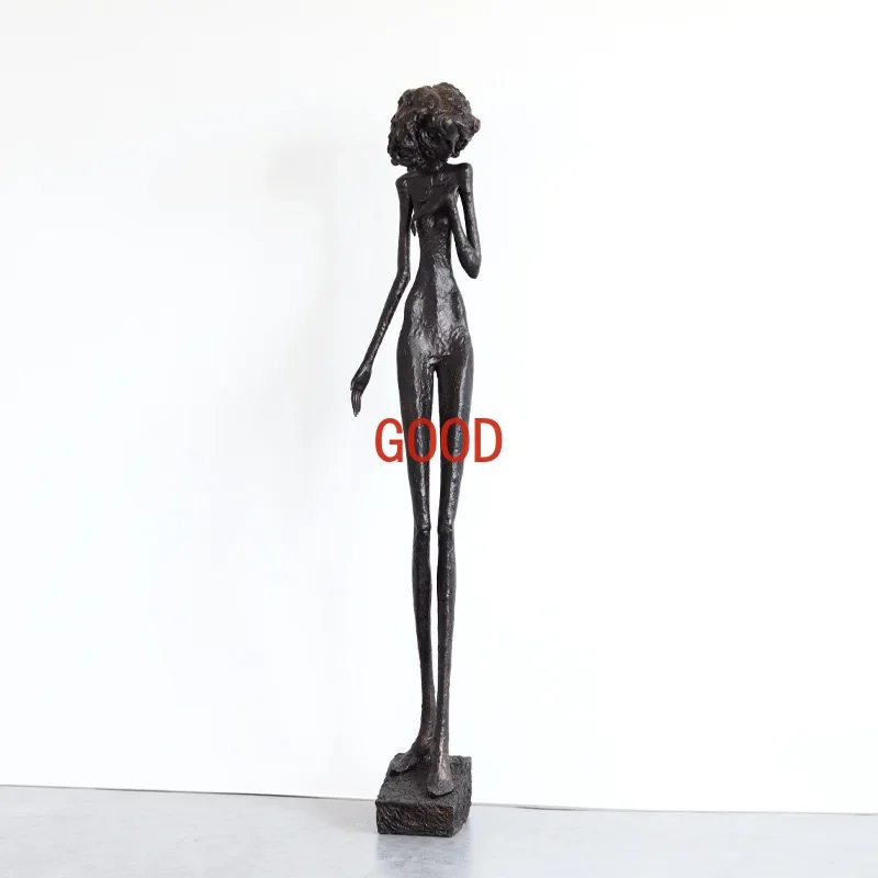 Abstract Figure Villa Living Room Large Window Floor Art Decoration
