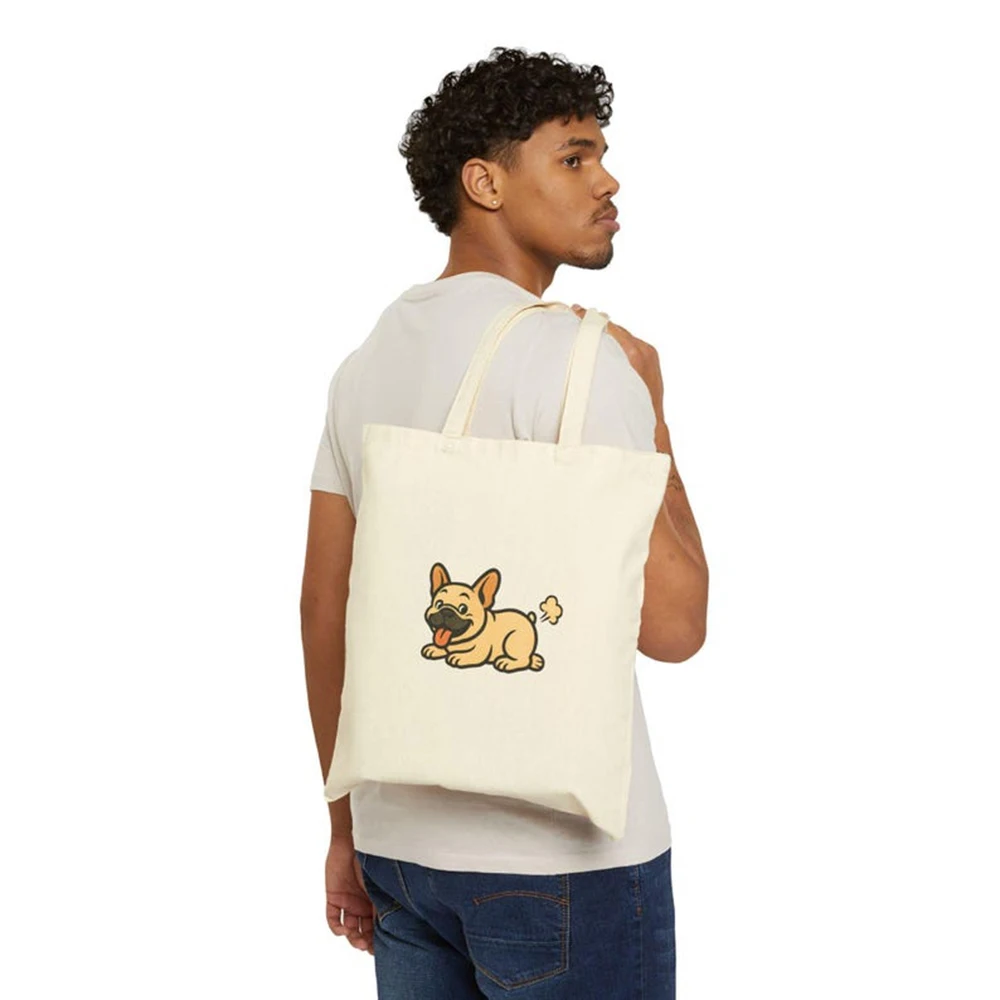 Casual Daily Pet Canvas Tote Bag Custom Multi Breed Pet Print Easy Fold For All Age Pet Lovers Travel Coffee Daily Storage Gift