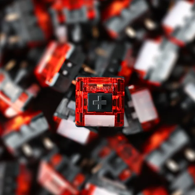 Geonworks Raptor Switch Customized RGB 45g Trigger Linear Switches for Ergonomic Esports Gaming Mechanical Keyboard Accessories