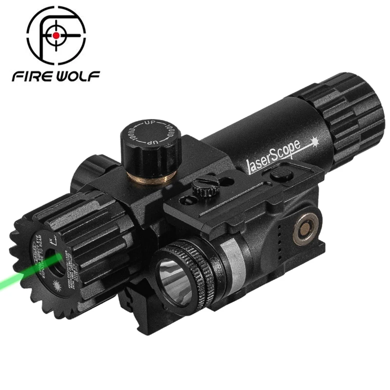 Tactical Green/Red Dot Laser Sight for 20mm/11mm Rail/Barrel Scope Mount with Remote Switch Hunting Gun Accessories