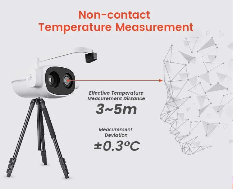 ODM&OEM Face Recognition Body Temperature Measuring Thermal Scanner Machine with Staff Time Attendance System