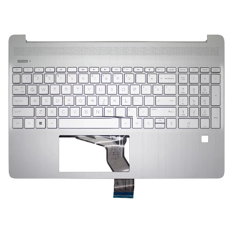 US Keyboard for HP 15-EF 15S-EQ 15-DY 15S-FQ TPN-Q222 Laptop Palmrest Upper Cover Top Case Backlit L63578-001 L63579-001
