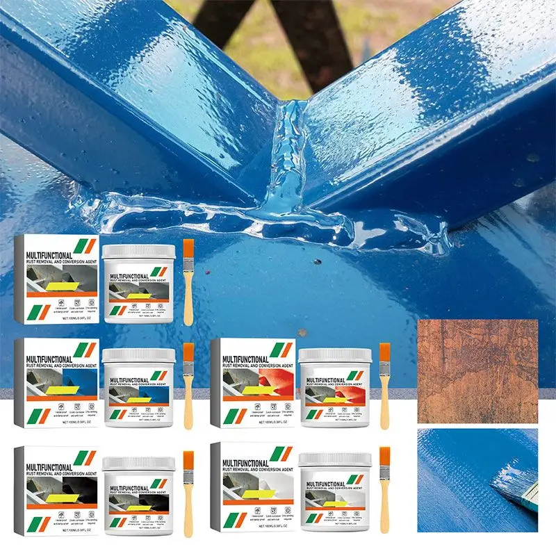 

Multifunctional Metal Rust Removal and Conversion Agent Tin roof Colour Steel Tile Iron Rust Anti-corrosion Rust Removing Primer