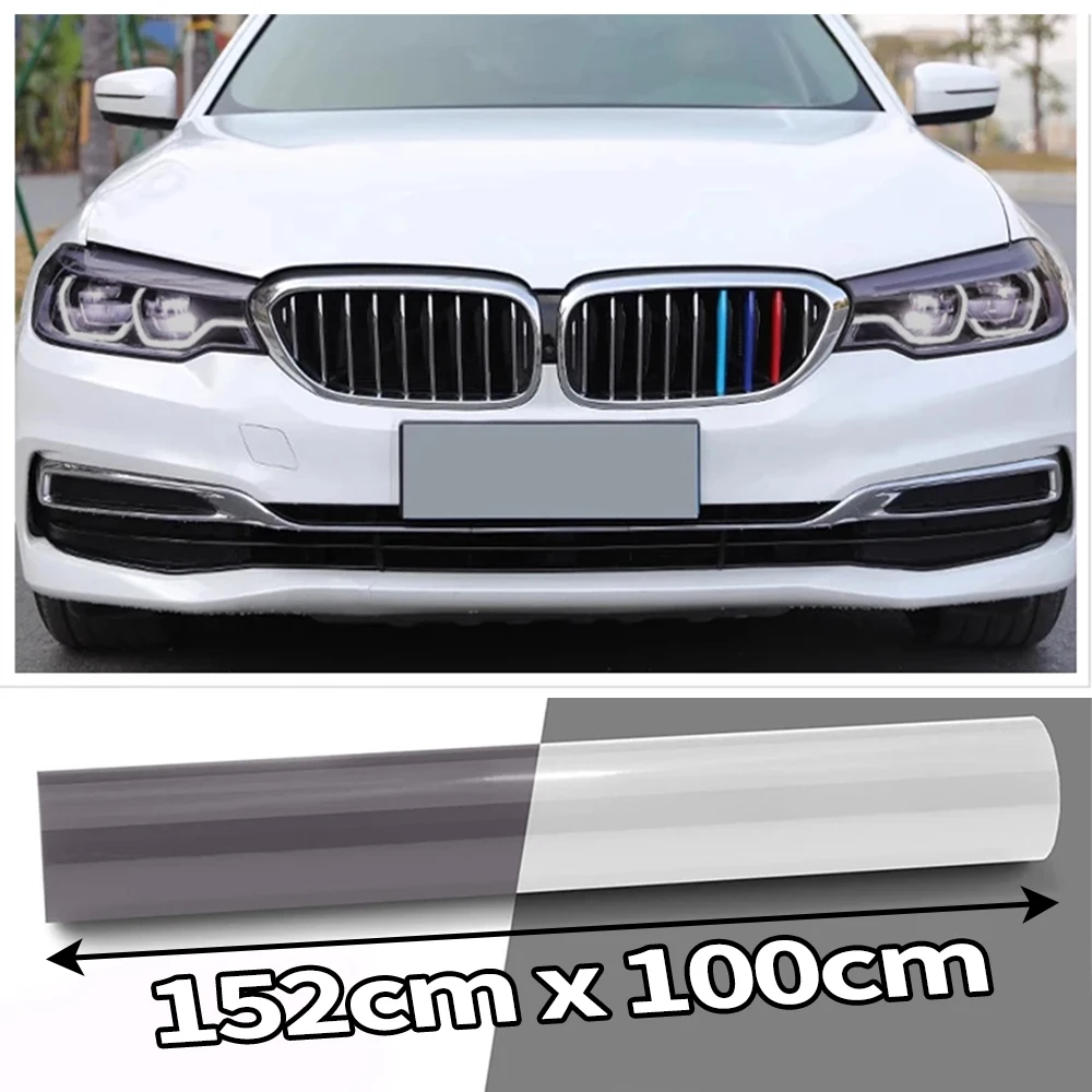 

100 см * 152 см автомобильная фотохромная пленка для фар из ТПУ, УФ-изменение цвета, PPF, ремонт царапин для защиты краски кузова автомобиля
