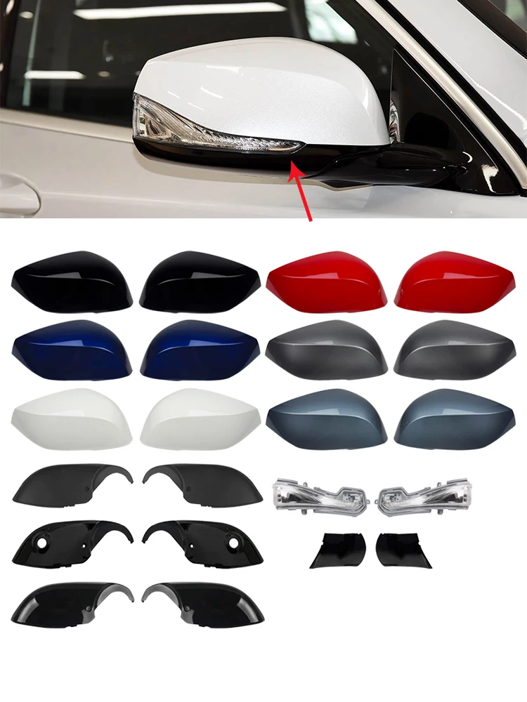 

For Infiniti Q50 Q50L Q70 2014 - 2022 QX30 2016 - 2020 Rear Mirror Cover Frame Turn Signal Light Bottom Holder