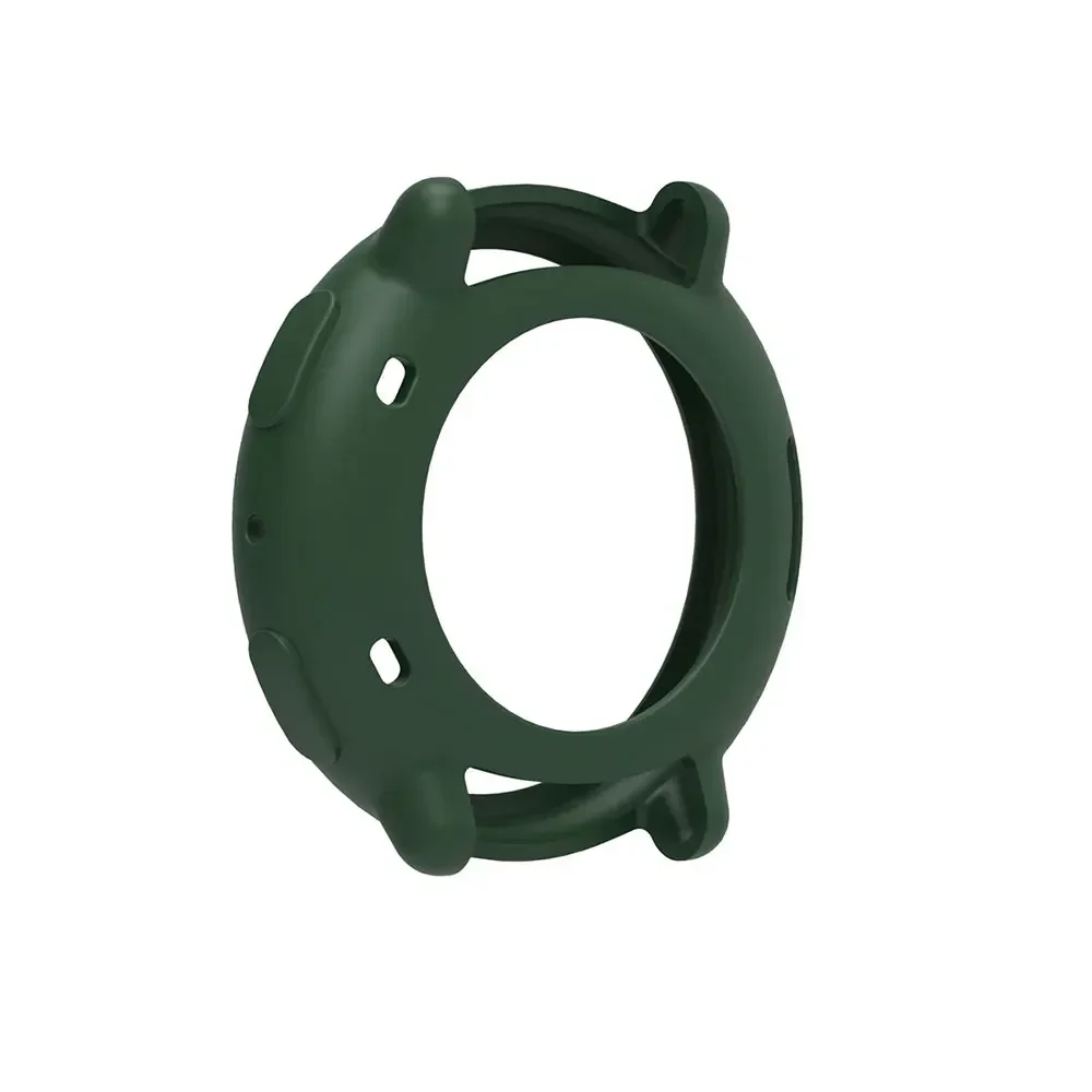 เคสซิลิโคนอ่อนนุ่มสำหรับนาฬิกาอมาซฟิต แอคทีฟ 2 สีลูกกวาด ครอบคลุมเต็มรูปแบบ ฝาครอบป้องกันสำหรับอุปกรณ์เสริมอมาซฟิต แอคทีฟ 2