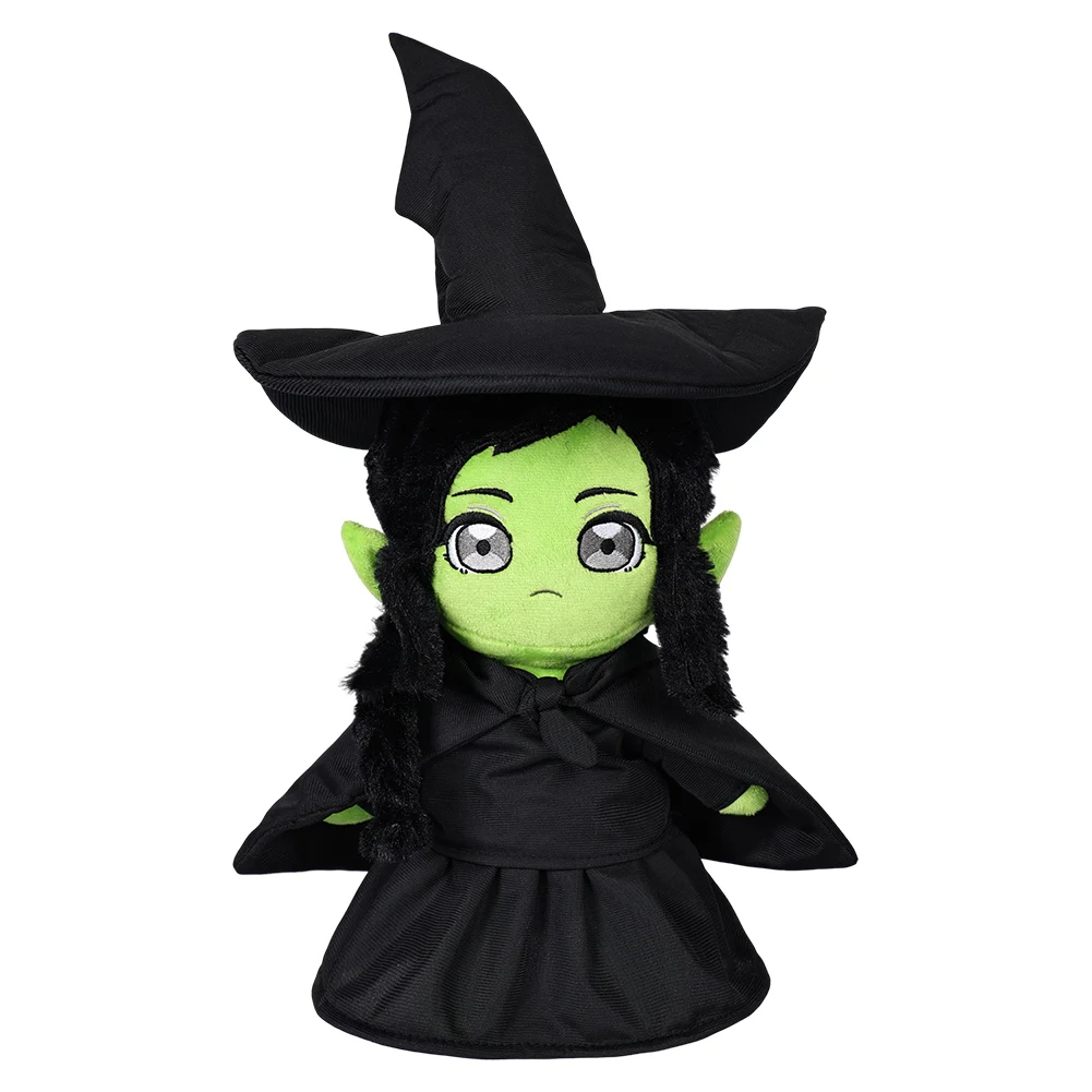 40cm Elphaba Glinda Plush Plushies Movie Wiked Cosplay Mascot Figurine Props Halloween Carnival Party Decor Fantasy Kids Gifts