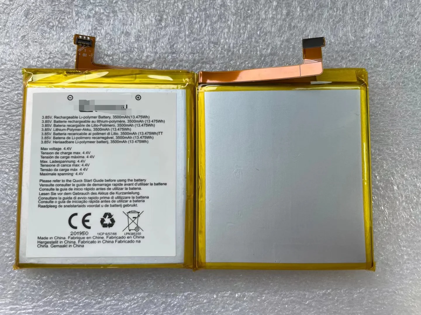 

New 3.85V 3500mAh LPN385350 Battery For Crosscall CORE-X3 ACTION-X3 Crosscall X3 Smartphone