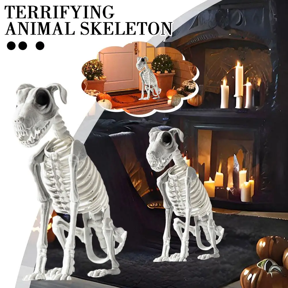 Halloween Dark Horror Animal Skeleton Skull Decoration Decoration New Layout Creative House Home Props Design Haunted 2024 W3M6