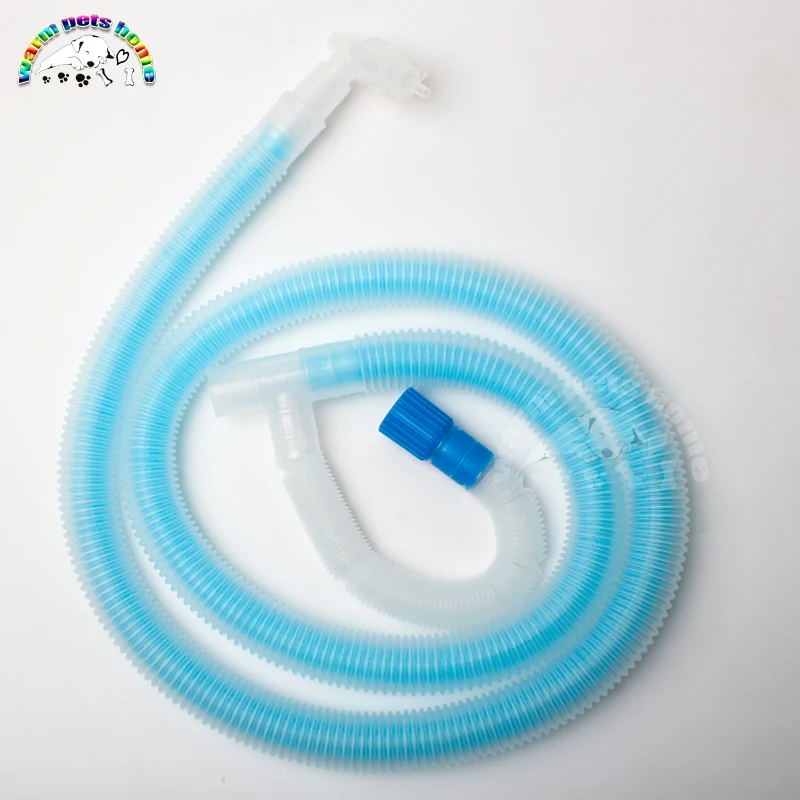 Disposable Coaxial Breathing Circuit Sterilized Anesthesia Breathing Tube Corrugated Veterinary Instrument