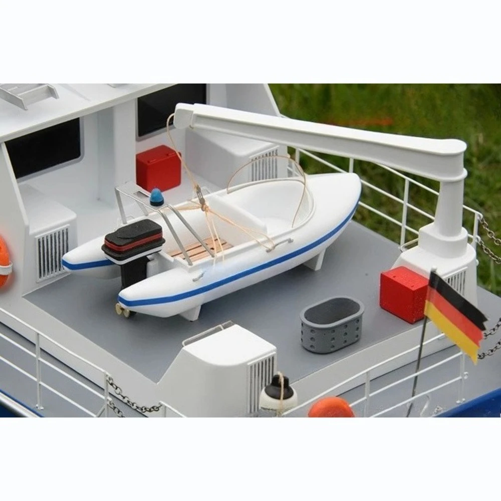 1:/32 DUISBUG 8 KIT di navi Jet Coast Guard telecomandate Versione Kit scafo in fibra di vetro Modello europeo assemblato modello di barca giocattolo