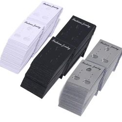 50pcs/pack 3.5x3cm Jewelry Earrings Packaging Display Card Earring Ear Studs Price Tag Earring Post Holder for Jewelry Findings
