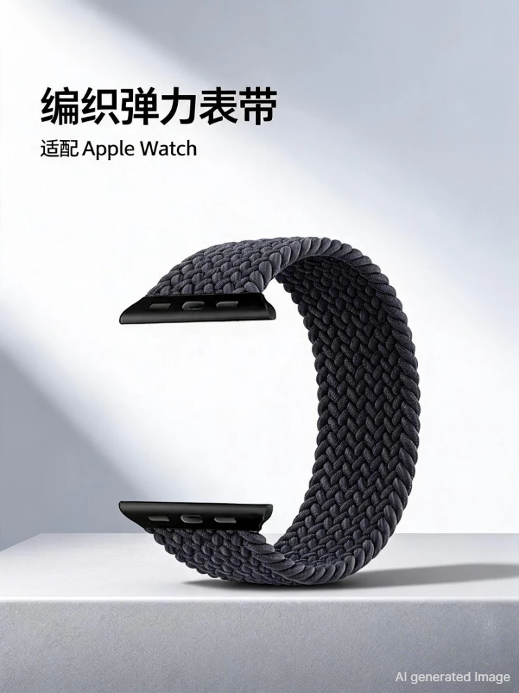Bracelet Solo Loop Tressé pour Apple Watch Series 11 10 9 7 8 SE 6 Ultra 3 49mm 46mm 42mm 44mm 41 45mm Bracelet Correa iWatch Straps