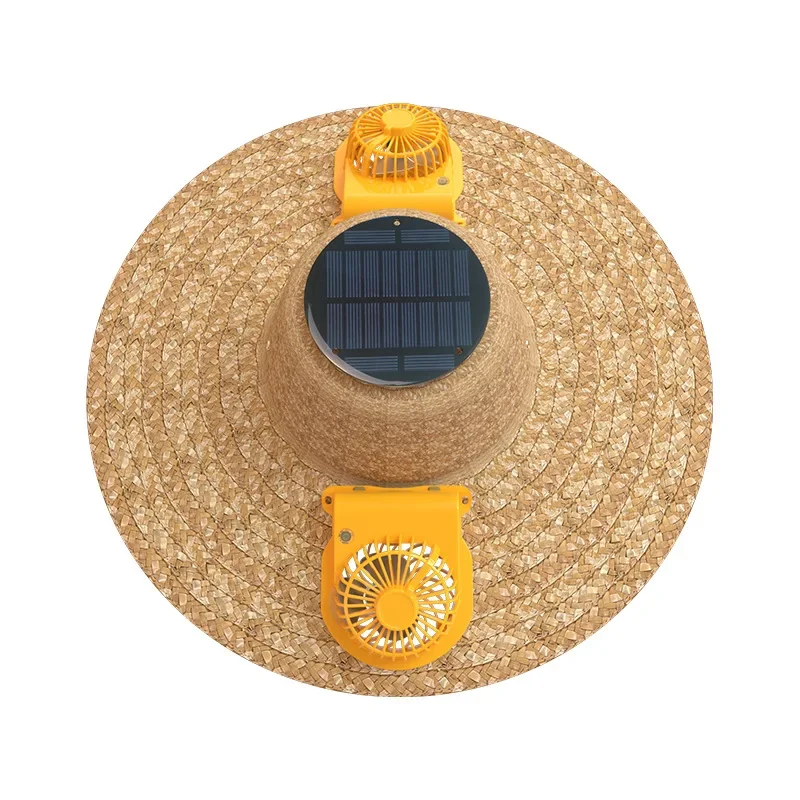 

Вентилятор, солнцезащитный козырек, соломенная шляпа от солнечной батареи, перезаряжаемый.