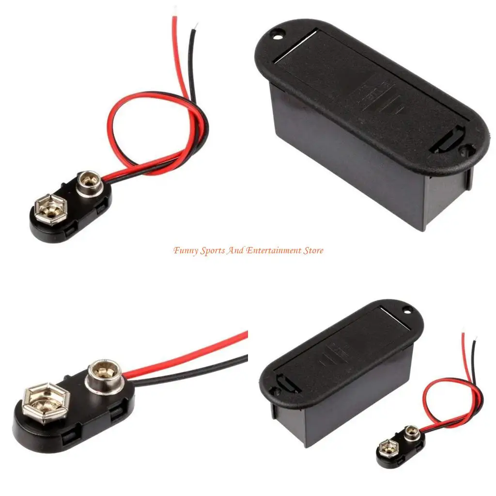 

C4DE 9V Батарейный ящик для гитары Корпус из нержавеющей стали с эффектом гитары Блок питания Батарея