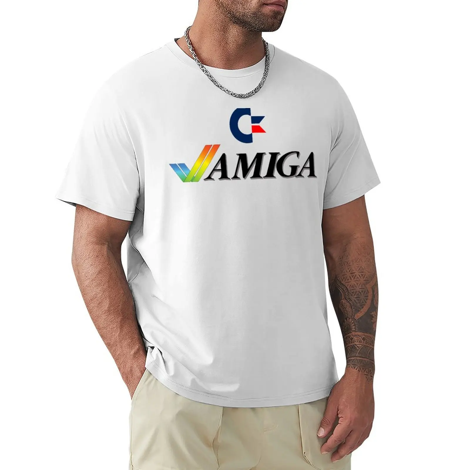 

Commodore Amiga T-Shirt korean fashion oversized kawaii clothes blanks t shirt for men