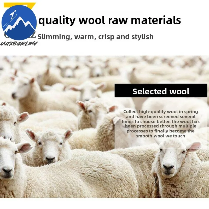 Maxbarley 2025 Winter Wool Coat Men Korean Fashion Long Warm Wool Blends Jackets Top Luxury Designer Woolen Trench Overcoat Man