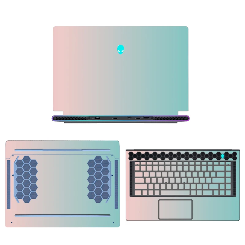 Скины для ноутбука Alienware X14 X15 X17 M16 R1 R2, наклейка для ноутбука Alienware X16 R1/M15 R7 R5/M17 R4 R5, индивидуальная пленка