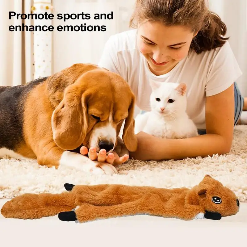 

Stuffed Dog Toys 5 Pieces Dog Squeak Toys Interactive Biting Doll For Small Breed Aggressive Chewers Teething Training Rewards