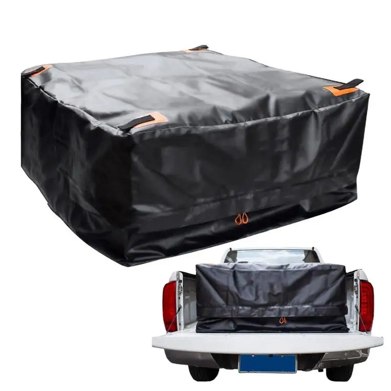 Pickup Truck Roof Bag Car Roof Cargo Carrier Waterproof Sun Protection PVC Car Storage Zip Bag Rooftop Oxford Cloth Cargo Bag