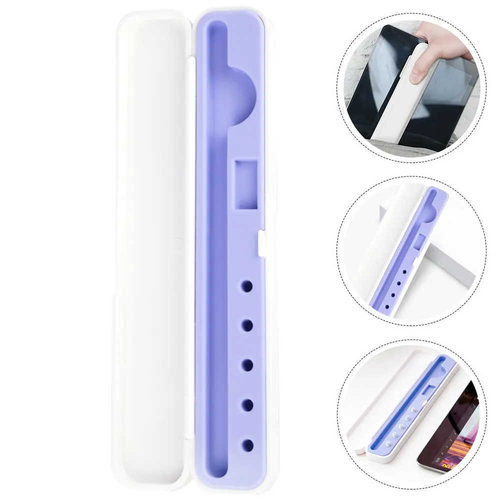 

1Pcs Premium Silicone-Lined Pencil Storage Box for Pencil Gen 1 and Slots Compact Sleek Design