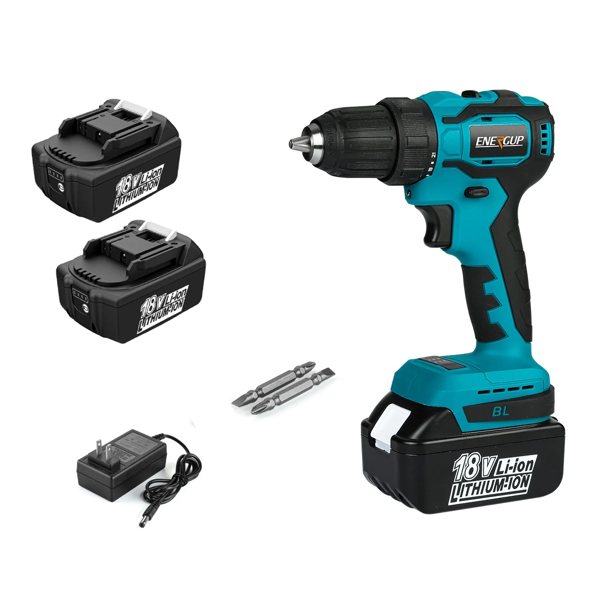 

2022 Free Battery Free EMC Box Hot Selling Power Craft Cordless 18V Screwdriver Driver Drill Replace for Makita Power Drills Set