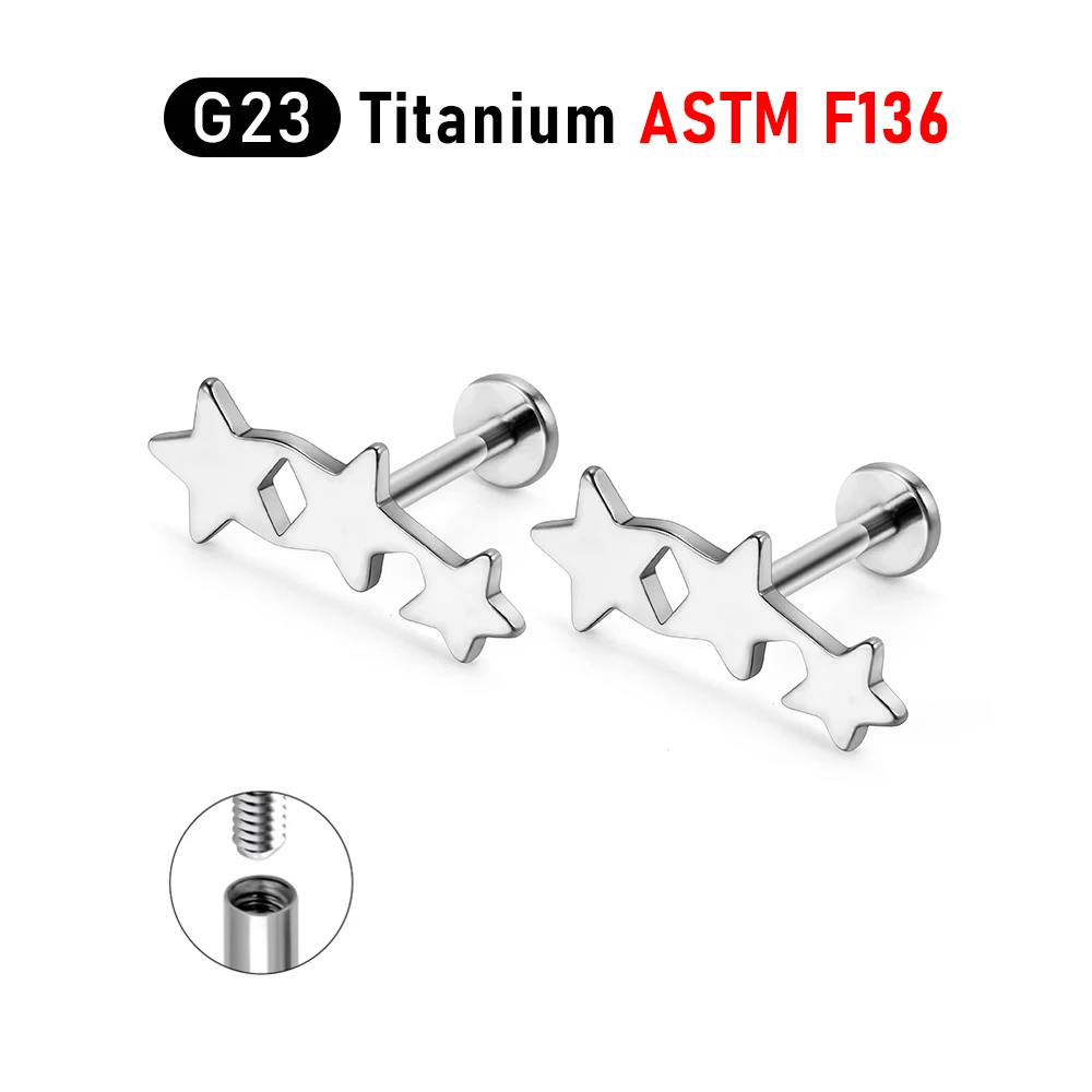 女性のためのスタイリッシュなスタースタッズイヤリング、絶妙なステートメント、多用途のクライミングイヤリング、女性のファッションジュエリー