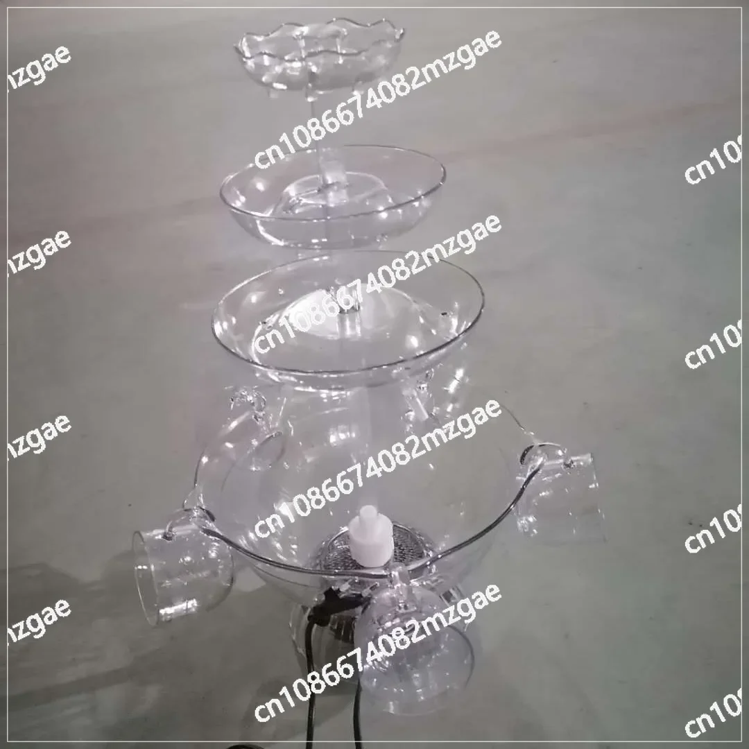 

Red Wine Dispenser Juice Drink Beer Waterfall Machine 3-Tier Wine Champagne Party Fountain