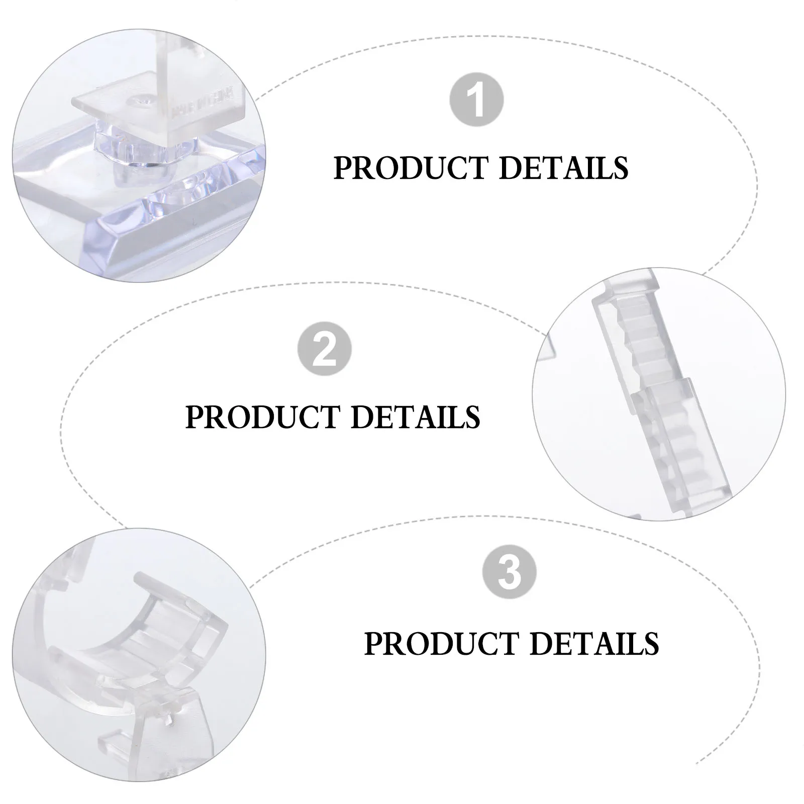 

10pcs Adjustable Stand C Ring Design Jewelry Display Holder Rack for Bracelets Bangles Storage Protection Desktop Use for Watch