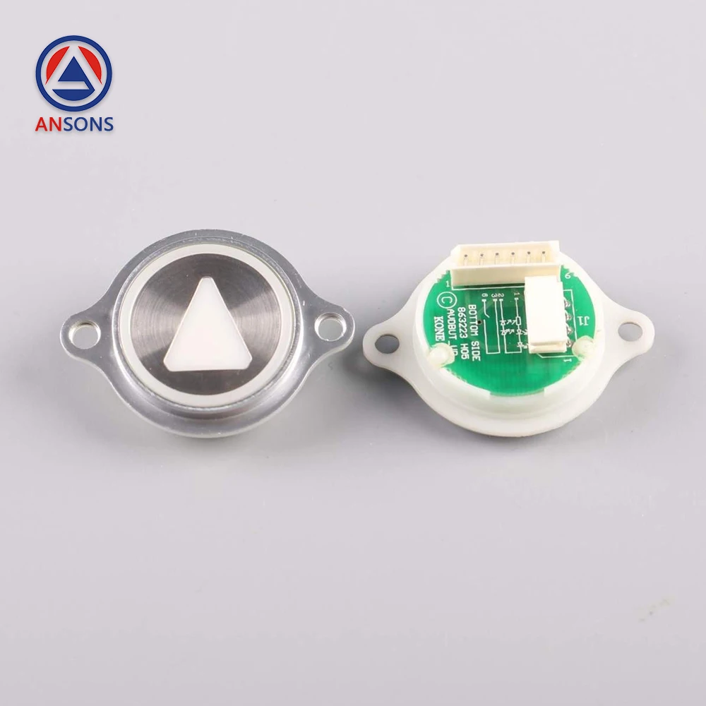 KDS220 With Ear KONE Elevator Push Button Switch Stainless Steel Buttons Ansons Elevator Spare Parts