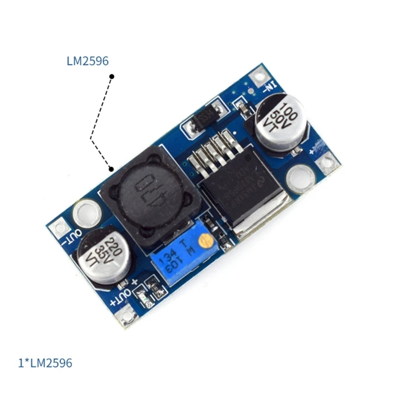 Régulateur tension abaisseur DN59 LM2596S-ADJ, Module d'alimentation 3-40V à 1.5-35V 3A, convertisseur stabilisateur