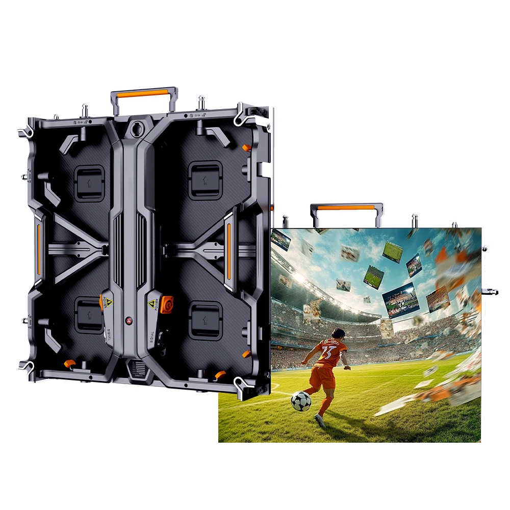 LED SignageOutdoor LED Screen 3000-5000 Nits Brightness Electronic Billboard Wireless Connection LED Pylon Sign Outdoor Rental D view 6