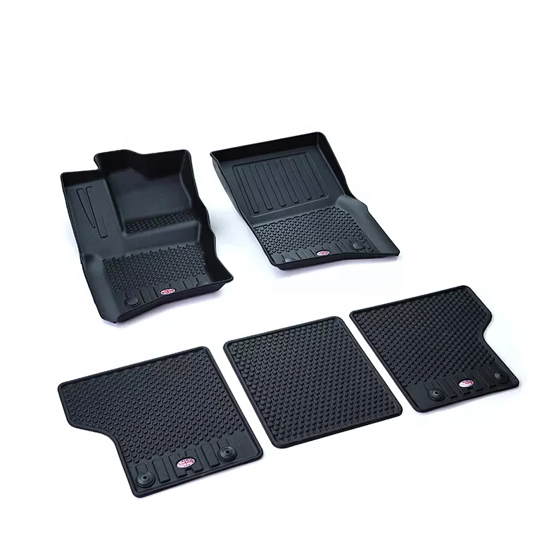 

arrivals whole set 5pcs automotivecarpet car floor mats for 2020+ Lan Rovers Defender90/Non Skid/PVC