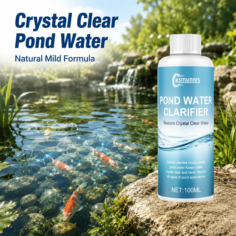 Fish Safe Water Tank Purifier for Ponds - Clear Cloudy Water Sediment Remover Ideal for Courtyard Fish Ponds
