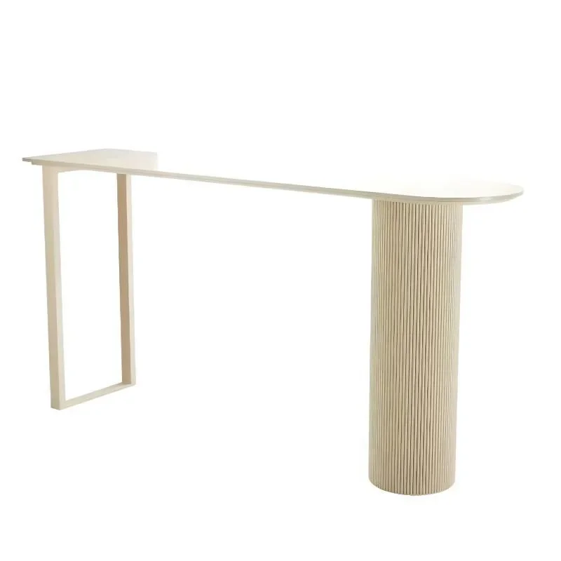 rock slab bar table, household living room partition bar table, small apartment dining side table