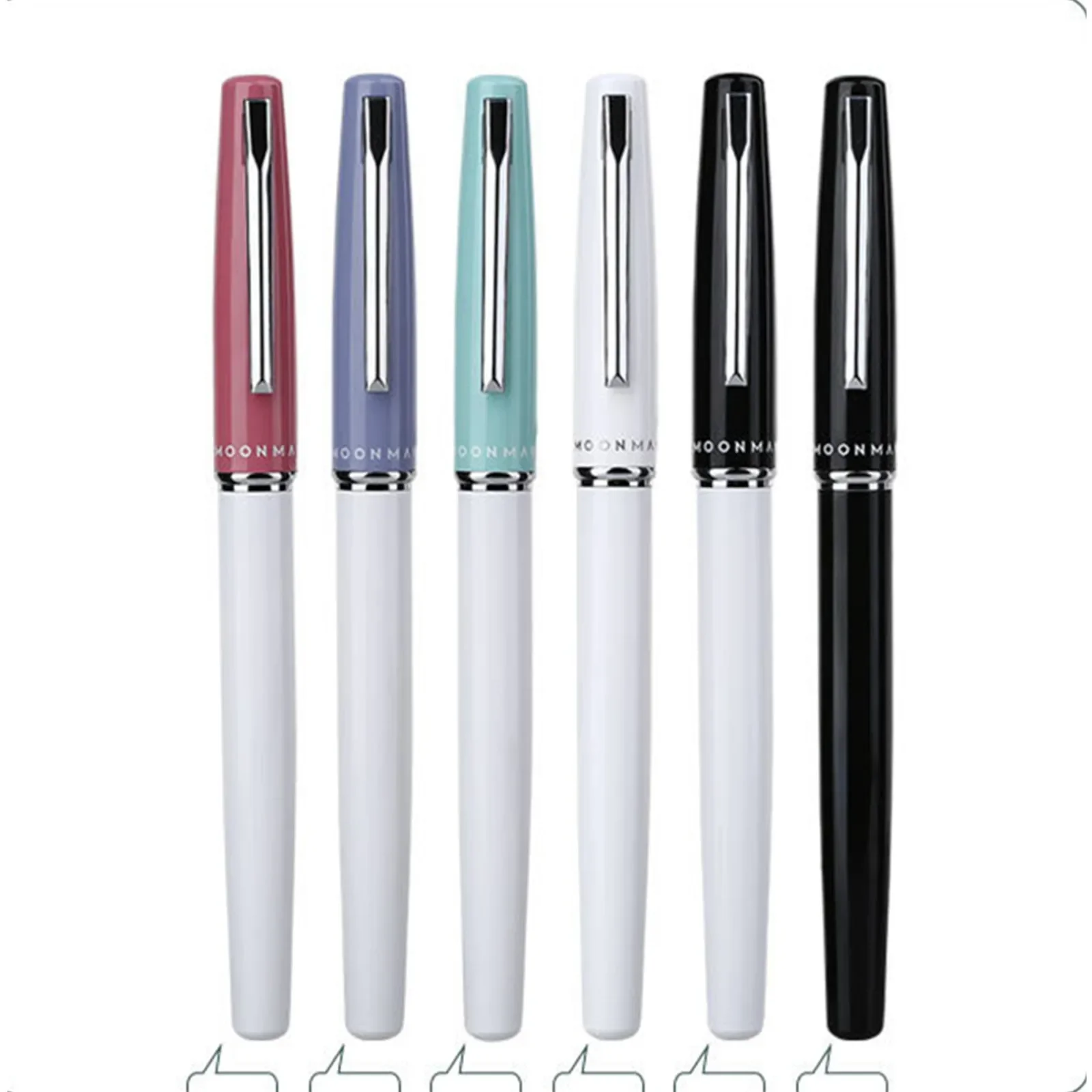 

MAJOHN Xingzhi Fountain Pen Students Writing and Practicing Metal Baking Paint Cartoon Printing Special Fine Art Fountain Pen