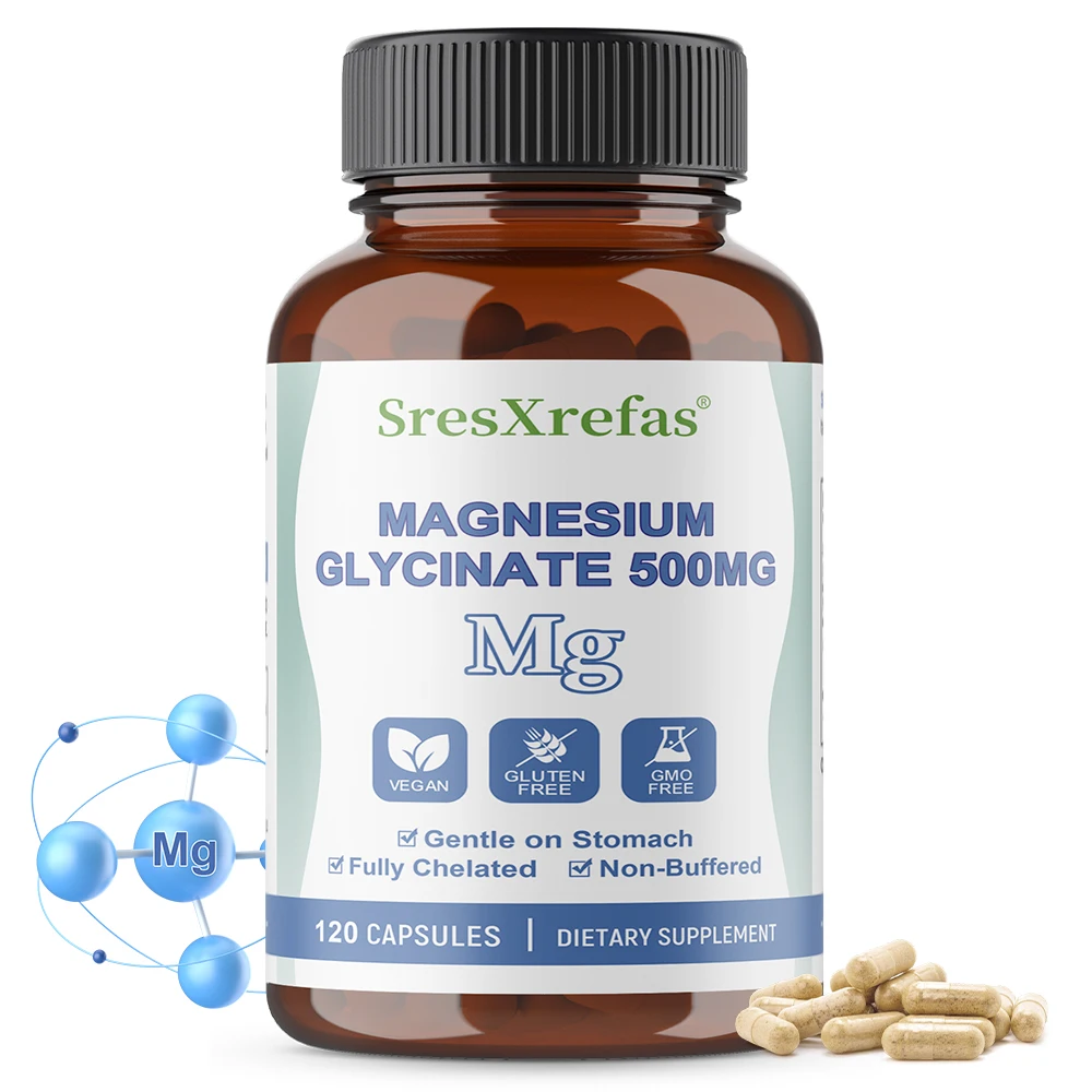 

Магний глицинат 500 мг, поддерживает здоровье костей, сердца, мышц, качество сна и общее самочувствие, способствует расслаблению, высокая усвояемость, без ГМО.