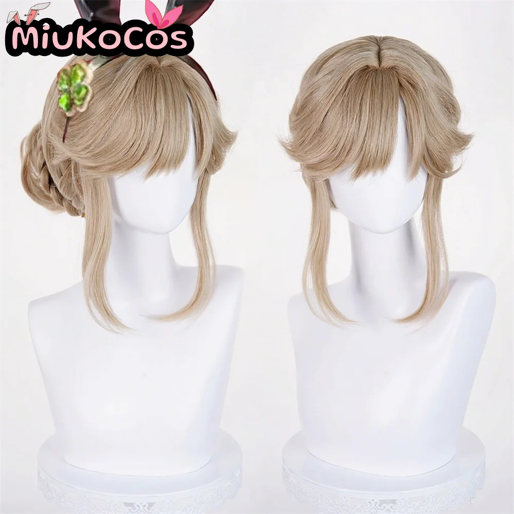 متوفر في المخزون: وكيل الأرنب شعر مستعار تأثيري MiukoCosplay لعبة آلهة النصر: Nikke شعر مستعار تأثيري