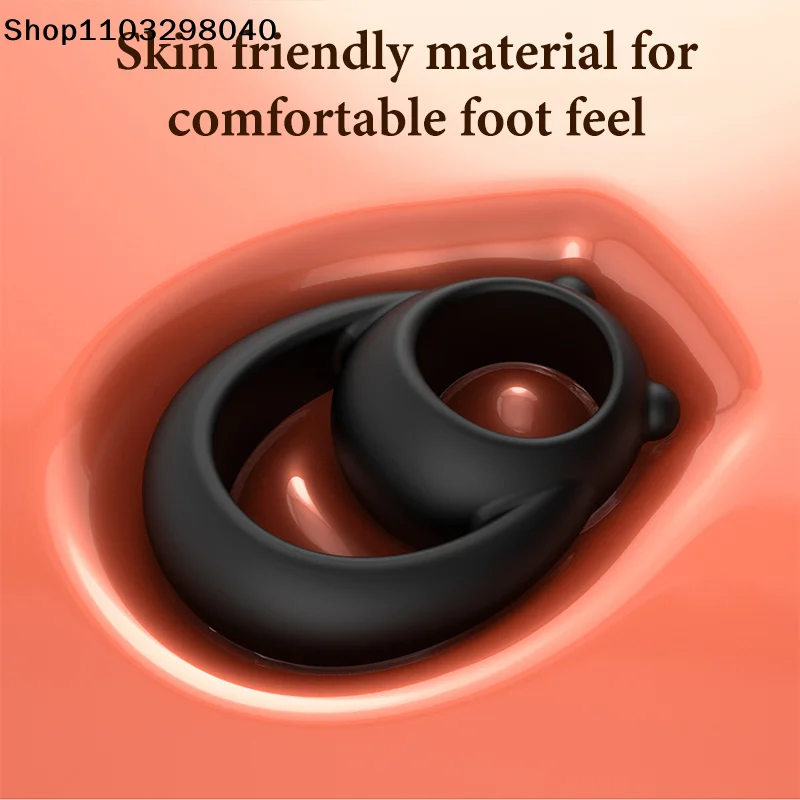 Silicone Penis Ring Bear Cock Ring Dick Scrotum Ball Stretcher Erection Cockring Ejaculation Delay Sex Toys For Men