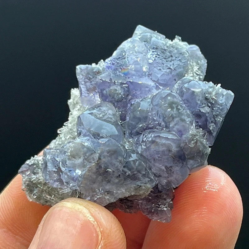 100% natural Tanzanite blue fluorite mineral specimen home decoration