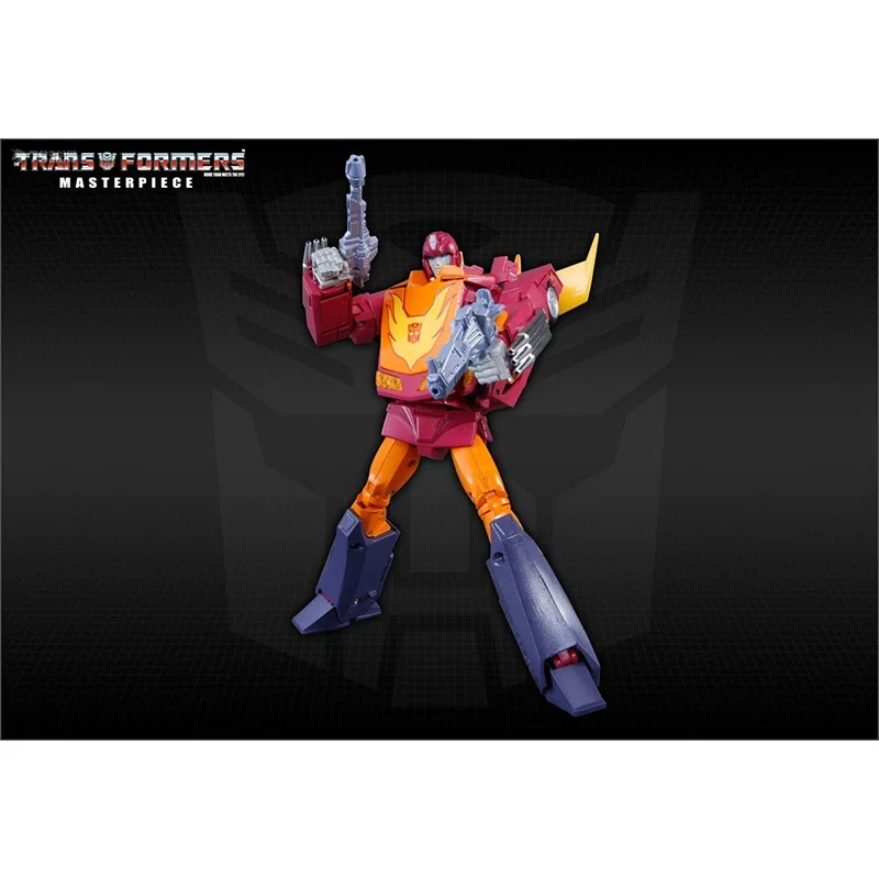 Takara Tomy-figura de acción Original de Transformers, obra maestra MP-28, Rodimus caliente, modelo de Anime, juguete para niños, colección de regalo, 12Cm