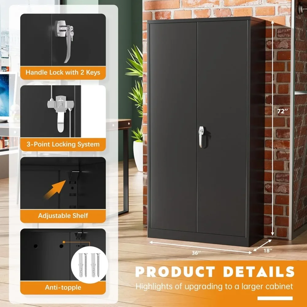 Hot-selling Modern Commercial Steel Storage Cabinet 72