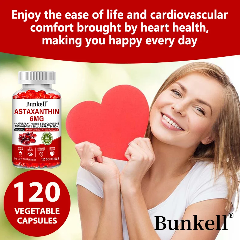 Astaxanthin Capsules - Anti-aging, Brightens Skin, Antioxidant, Supports Immune, Joint, Skin and Eye Health, Cellular Health - Image 6