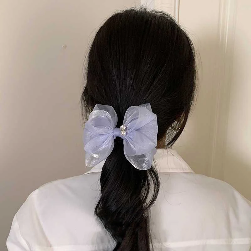 القطن القطني القوس كليب الربيع والصيف لطيف سحابة القرش كليب الإناث الجزء الخلفي من الرأس كليب رئيس زخرفة إكسسوارات الشعر