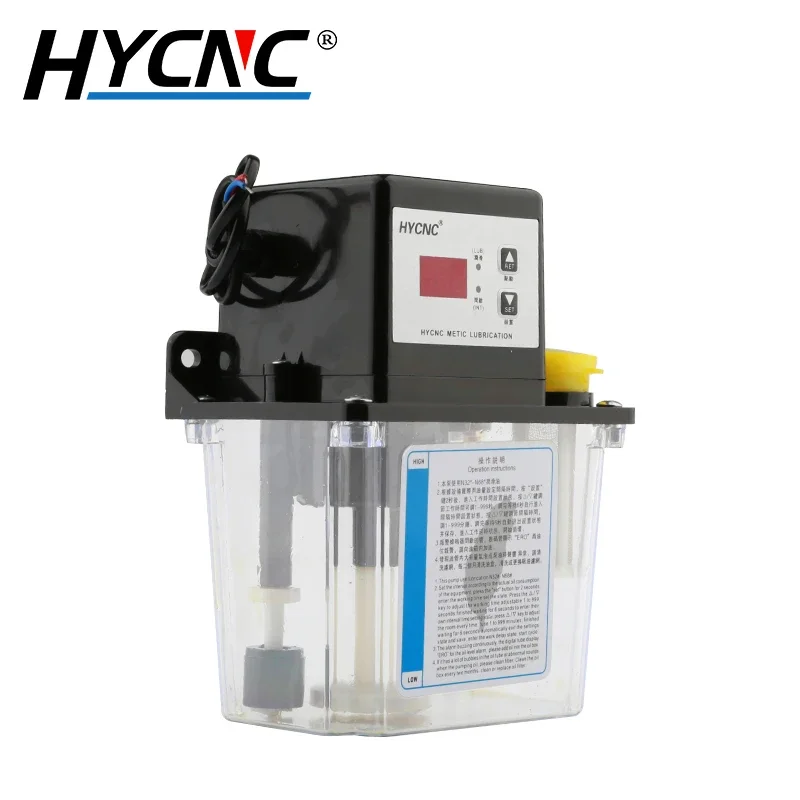 CNC Automatic Lubricating Oil Pump 1L 1.5L Set Digital Solenoid Gear Pump Lubricator Suitable For CNC Machine Tool Lubricator